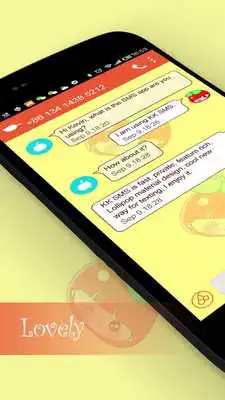 Play KK SMS Apple Girl Theme