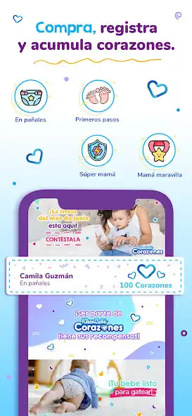 Play KleenBebé Corazones as an online game KleenBebé Corazones with UptoPlay