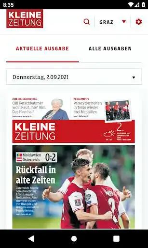 Play Kleine Zeitung E-Paper  and enjoy Kleine Zeitung E-Paper with UptoPlay