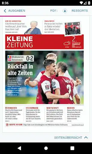 Play Kleine Zeitung E-Paper as an online game Kleine Zeitung E-Paper with UptoPlay