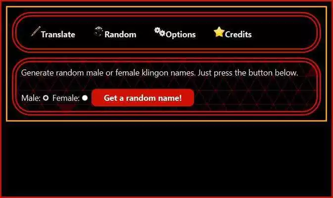 Play Klingon Name Translator