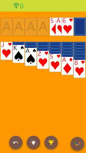 Play Klondike as an online game Klondike with UptoPlay