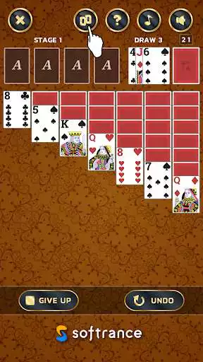 Play Klondike Solitaire - Free Playing Card Game as an online game Klondike Solitaire - Free Playing Card Game with UptoPlay