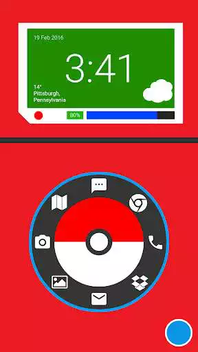 Play APK KLWP Pokedex Theme  and enjoy KLWP Pokedex Theme with UptoPlay com.zomgalama.PokedexKLWP