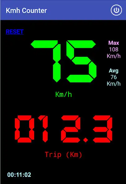 Play Kmh Counter (Speedometer)  and enjoy Kmh Counter (Speedometer) with UptoPlay