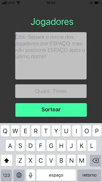 Play Kmisa10 - Sorteador de times as an online game Kmisa10 - Sorteador de times with UptoPlay