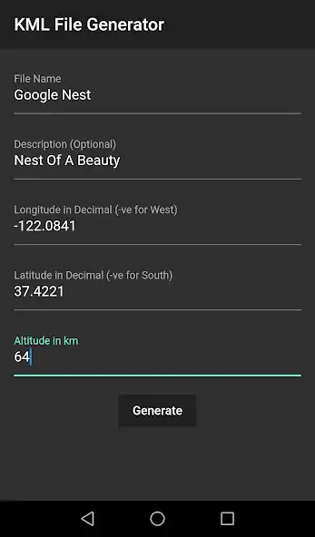 Play KML FILE GENERATOR as an online game KML FILE GENERATOR with UptoPlay