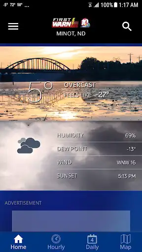Play KMOT-TV First Warn Weather  and enjoy KMOT-TV First Warn Weather with UptoPlay