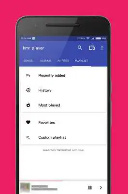 Play kmr music player