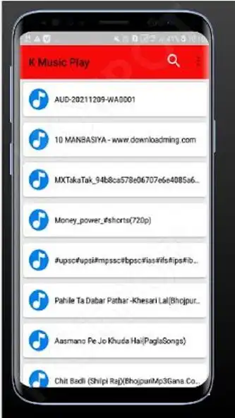 Play K Music Play: Mp3 offline as an online game K Music Play: Mp3 offline with UptoPlay