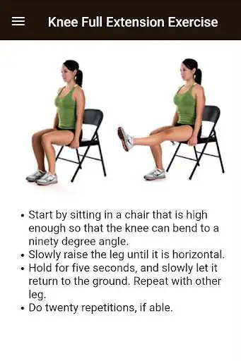 Play Knee Arthritis Exercises as an online game Knee Arthritis Exercises with UptoPlay