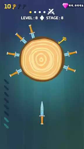 Play Knife Dash as an online game Knife Dash with UptoPlay