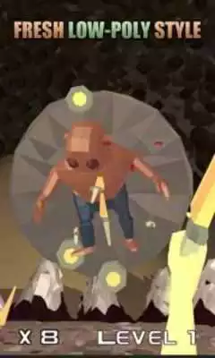 Play Knife Hero: Low Poly