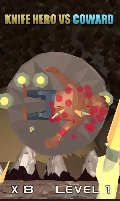 Play Knife Hero: Low Poly