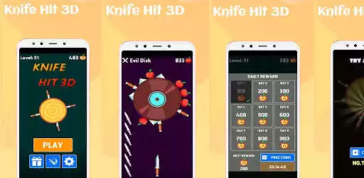Play Knife Hit 3D  and enjoy Knife Hit 3D with UptoPlay