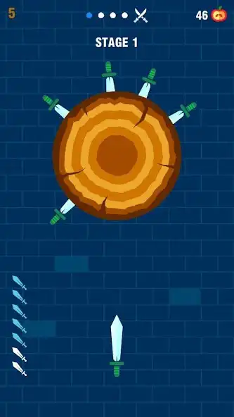 Play Knife Hit Challenge as an online game Knife Hit Challenge with UptoPlay