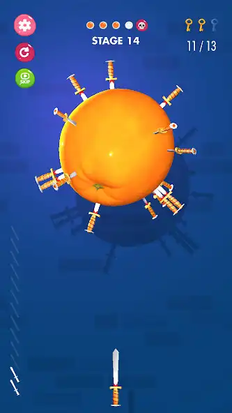 Play Knife Hits 3D  and enjoy Knife Hits 3D with UptoPlay