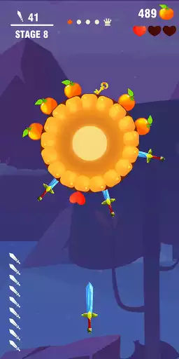 Play Knife Lucky Master: Knife Hit as an online game Knife Lucky Master: Knife Hit with UptoPlay