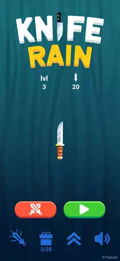 Play Knife Rain Game  and enjoy Knife Rain Game with UptoPlay