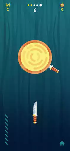 Play Knife Rain Game as an online game Knife Rain Game with UptoPlay