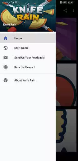 Play Knife Rain as an online game Knife Rain with UptoPlay