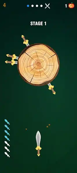 Play Knife Shooting Game as an online game Knife Shooting Game with UptoPlay