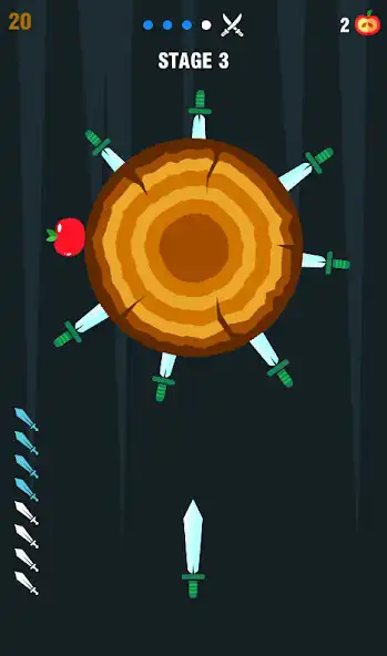 Play Knife Thrower 2 as an online game Knife Thrower 2 with UptoPlay