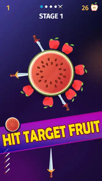 Play Knife Throw Master - Hit Game as an online game Knife Throw Master - Hit Game with UptoPlay