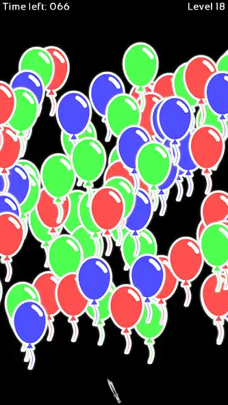 Play Knife Vs. Ballons as an online game Knife Vs. Ballons with UptoPlay