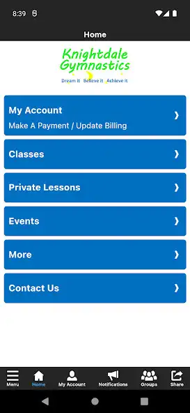 Play Knightdale Gymnastics as an online game Knightdale Gymnastics with UptoPlay