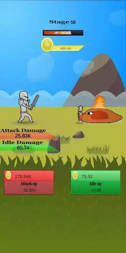 Play Knighting Slimes - IdleClicker  and enjoy Knighting Slimes - IdleClicker with UptoPlay