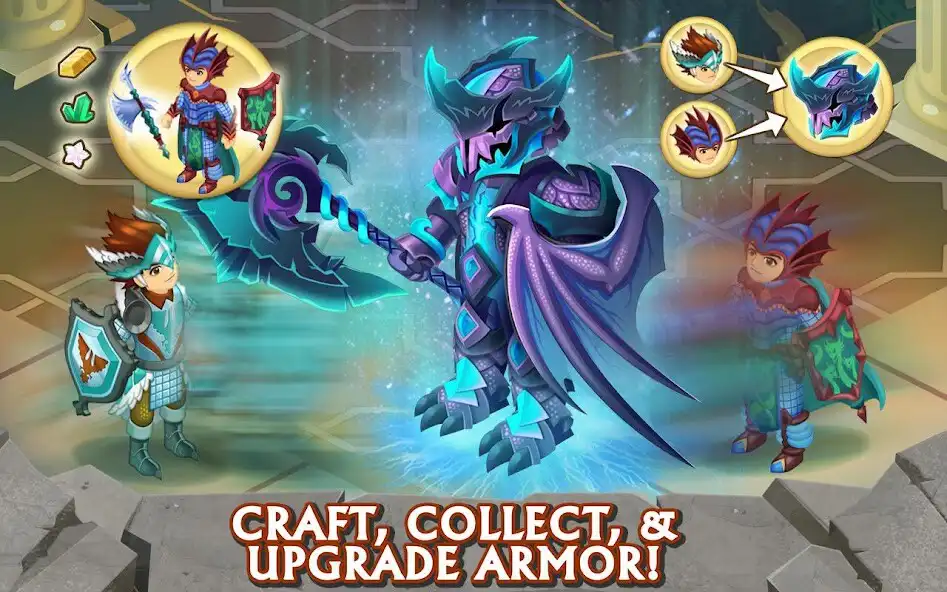 Play Knights  Dragons Action RPG as an online game Knights  Dragons Action RPG with UptoPlay