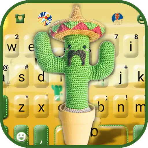 Play Knitted Cactus Keyboard Theme APK