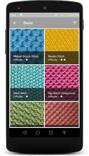 Play Knitting Stitches Play Knitting Stitches