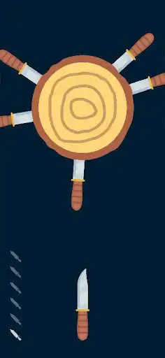 Play knives Hit as an online game knives Hit with UptoPlay
