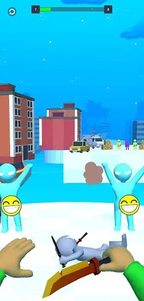 Play Knives Thrower Pro: Shooter 3D as an online game Knives Thrower Pro: Shooter 3D with UptoPlay