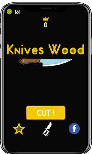 Play Knives Wood 2019 as an online game Knives Wood 2019 with UptoPlay