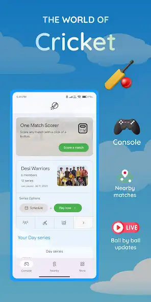 Play Knock Cricket™  and enjoy Knock Cricket™ with UptoPlay