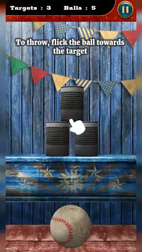 Play Knock Down Cans Pro as an online game Knock Down Cans Pro with UptoPlay