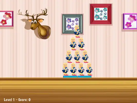 Play Knockdown The Dolls Toss Game