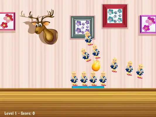 Play Knockdown The Dolls Toss Game