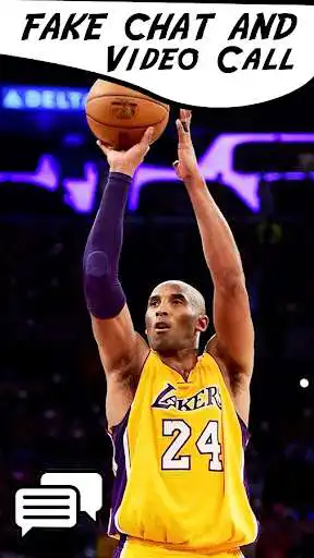 Play Kobe Bryant Fake Chat and Call as an online game Kobe Bryant Fake Chat and Call with UptoPlay