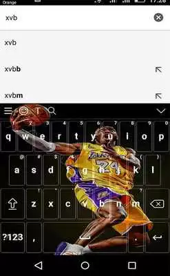 Play Kobe Bryant Keyboard 4K wallpaper
