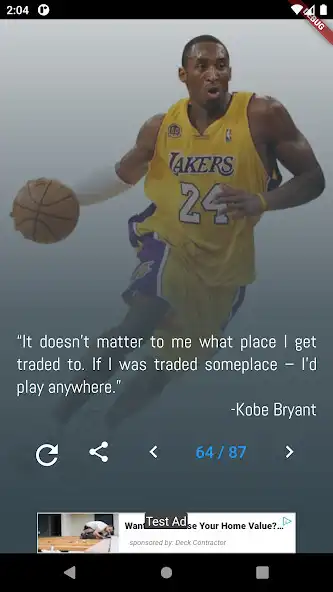 Play Kobe Bryant Quotes as an online game Kobe Bryant Quotes with UptoPlay