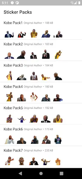 Play Kobe Bryant Stickers for Whats as an online game Kobe Bryant Stickers for Whats with UptoPlay