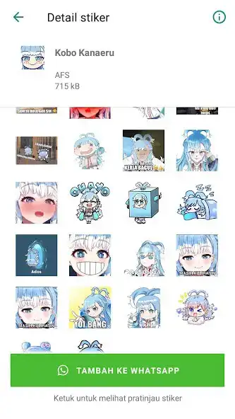 Play Kobo Kanaeru WhatsApp Stickers as an online game Kobo Kanaeru WhatsApp Stickers with UptoPlay