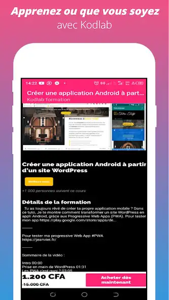 Play Kodlab - Apprendre en ligne as an online game Kodlab - Apprendre en ligne with UptoPlay
