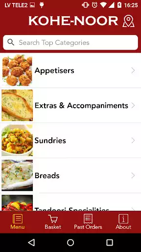 Play Kohe-Noor Ordering App as an online game Kohe-Noor Ordering App with UptoPlay