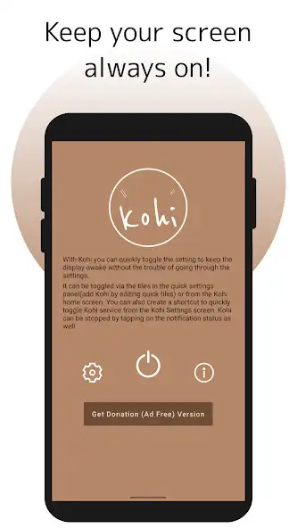 Play Kohi : Keep Screen Awake as an online game Kohi : Keep Screen Awake with UptoPlay
