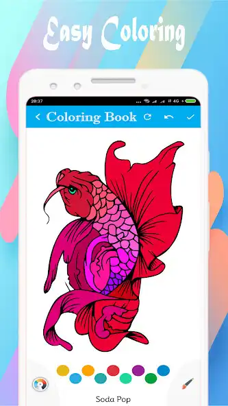 Play Koi Fish Coloring Book as an online game Koi Fish Coloring Book with UptoPlay